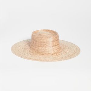 Lack of Color Palma Wide Straw Boater Hat